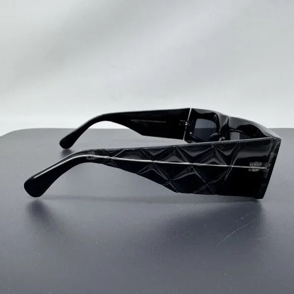 Vintage Dr. Peepers S45801 Black Rhinestone Costume/Fashion Sunglasses - Picture 4 of 9